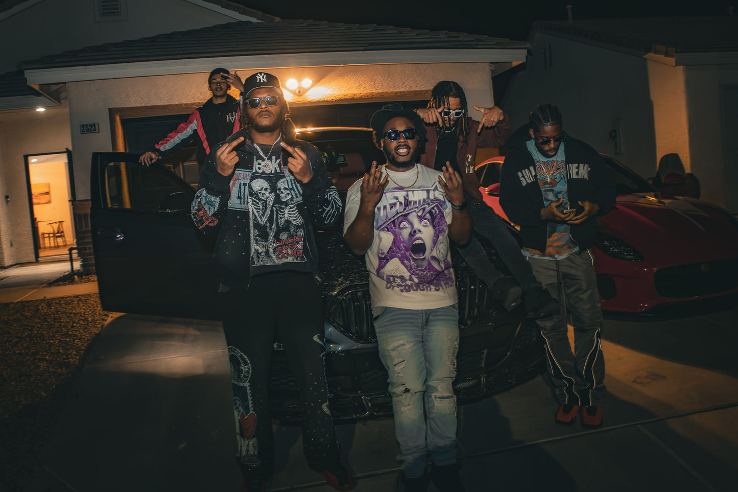"Athleek filmed this" signature box tee